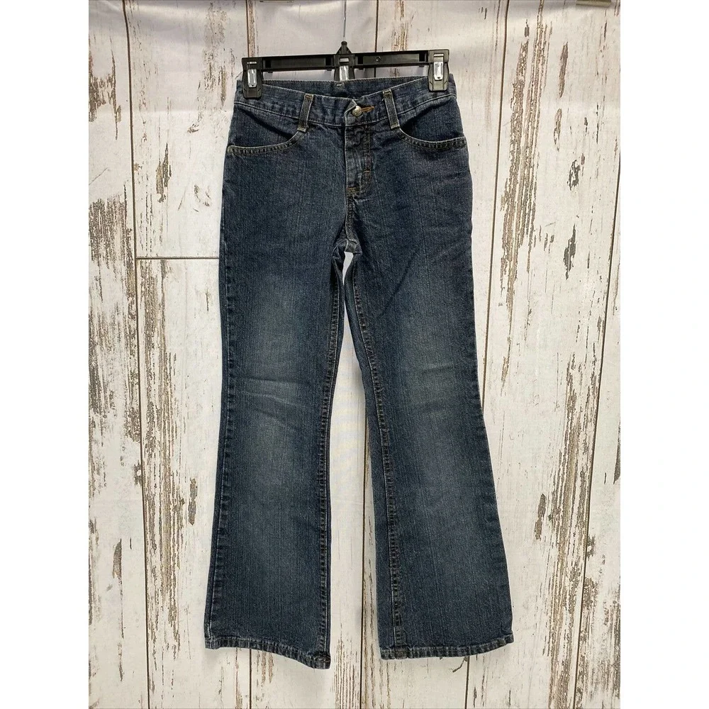 Girl's Jeans VF Jeanswear Size 12 Short Riders Dark Wash Flared